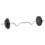 Juego de barras y mancuernas con discos 60 kg de vidaXL, Peso libre - Ref: Foro24-3145028, Precio: 214,96 €, Descuento: %