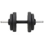 Juego de barras y mancuernas con discos 60 kg de vidaXL, Peso libre - Ref: Foro24-3145028, Precio: 214,96 €, Descuento: %