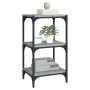 Estantería contrachapada y acero gris Sonoma 40x33x70,5 cm de vidaXL, Librerías y estanterías - Ref: Foro24-819310, Precio: 3...