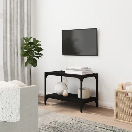 Mueble para TV madera contrachapada y acero negro 60x33x41 cm de vidaXL, Muebles TV - Ref: Foro24-819317, Precio: 33,11 €, De...
