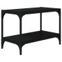 Mueble para TV madera contrachapada y acero negro 60x33x41 cm de vidaXL, Muebles TV - Ref: Foro24-819317, Precio: 33,44 €, De...