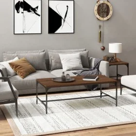 Oak brown plywood coffee table 100x50x35 cm by vidaXL, Coffee table - Ref: Foro24-819391, Price: 45,93 €, Discount: %