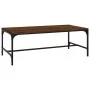Mesa de centro madera contrachapada marrón roble 100x50x35 cm de vidaXL, Mesas de centro - Ref: Foro24-819391, Precio: 45,93 ...