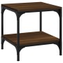 Mesa de centro madera contrachapada roble marrón 50x50x40 cm de vidaXL, Mesas de centro - Ref: Foro24-819376, Precio: 35,86 €...