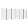Biombo divisor de 6 paneles de tela blanco 520x180 cm de vidaXL, Divisores de ambientes - Ref: Foro24-350270, Precio: 73,75 €...