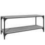 Mueble para TV contrachapada y acero gris Sonoma 100x33x41 cm de vidaXL, Muebles TV - Ref: Foro24-819350, Precio: 48,59 €, De...