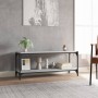 Mueble para TV contrachapada y acero gris Sonoma 100x33x41 cm de vidaXL, Muebles TV - Ref: Foro24-819350, Precio: 48,59 €, De...