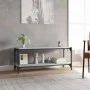 Mueble para TV contrachapada y acero gris Sonoma 100x33x41 cm de vidaXL, Muebles TV - Ref: Foro24-819350, Precio: 48,00 €, De...