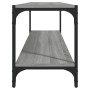 Mueble para TV contrachapada y acero gris Sonoma 100x33x41 cm de vidaXL, Muebles TV - Ref: Foro24-819350, Precio: 48,59 €, De...