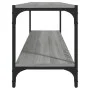 Mueble para TV contrachapada y acero gris Sonoma 100x33x41 cm de vidaXL, Muebles TV - Ref: Foro24-819350, Precio: 48,00 €, De...