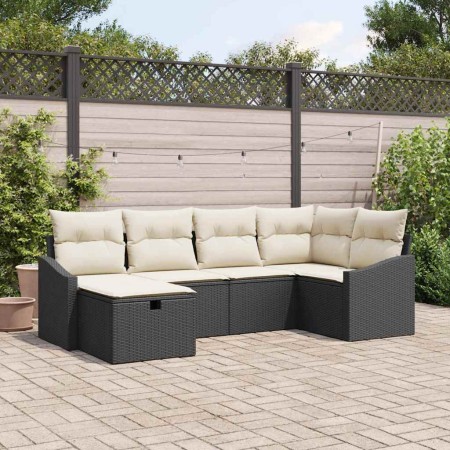 Conjunto de sofá de jardín 6 pcs Negro 55 x 62 x 69 cm en Sofás de exterior | Comprar online en Foru.es