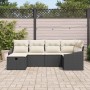Conjunto de sofá de jardín 6 pcs Negro 55 x 62 x 69 cm en Sofás de exterior | Comprar online en Foru.es