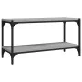 Mueble para TV contrachapada y acero gris Sonoma 80x33x41 cm de vidaXL, Muebles TV - Ref: Foro24-819335, Precio: 51,92 €, Des...