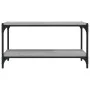 Mueble para TV contrachapada y acero gris Sonoma 80x33x41 cm de vidaXL, Muebles TV - Ref: Foro24-819335, Precio: 51,92 €, Des...