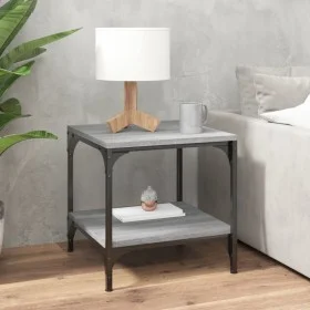 Mesa de centro madera contrachapada gris Sonoma 50x50x40 cm de vidaXL, Mesas de centro - Ref: Foro24-819375, Precio: 41,87 €,...
