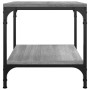 Mesa de centro madera contrachapada gris Sonoma 50x50x40 cm de vidaXL, Mesas de centro - Ref: Foro24-819375, Precio: 42,42 €,...