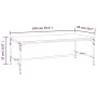Mesa de centro madera contrachapada gris Sonoma 100x50x35 cm de vidaXL, Mesas de centro - Ref: Foro24-819390, Precio: 39,95 €...
