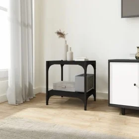 Mueble para TV madera contrachapada y acero negro 40x33x41 cm de vidaXL, Muebles TV - Ref: Foro24-819302, Precio: 33,76 €, De...