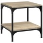 Mesas auxiliares 2 uds contrachapada roble Sonoma 40x40x40 cm de vidaXL, Mesas de centro - Ref: Foro24-819380, Precio: 53,95 ...