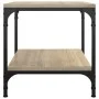 Mesas auxiliares 2 uds contrachapada roble Sonoma 40x40x40 cm de vidaXL, Mesas de centro - Ref: Foro24-819380, Precio: 53,29 ...