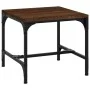 Mesa auxiliar de madera contrachapada roble marrón 40x40x35 cm de vidaXL, Mesas de centro - Ref: Foro24-819410, Precio: 20,50...