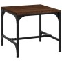 Mesa auxiliar de madera contrachapada roble marrón 40x40x35 cm de vidaXL, Mesas de centro - Ref: Foro24-819410, Precio: 20,50...