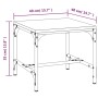 Mesa auxiliar de madera contrachapada roble marrón 40x40x35 cm de vidaXL, Mesas de centro - Ref: Foro24-819410, Precio: 20,50...