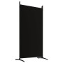 Biombo divisor de 6 paneles de tela negro 520x180 cm de vidaXL, Divisores de ambientes - Ref: Foro24-350273, Precio: 70,51 €,...