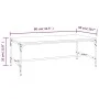 Mesa de centro madera contrachapada gris Sonoma 80x50x35 cm de vidaXL, Mesas de centro - Ref: Foro24-819395, Precio: 41,02 €,...