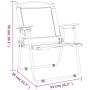 Sillas de camping 2 uds tela Oxford verde 54x55x78 cm de vidaXL, Sillas de jardín - Ref: Foro24-319486, Precio: 102,79 €, Des...