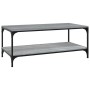 Mesa de centro madera contrachapada gris Sonoma 100x50x40 cm de vidaXL, Mesas de centro - Ref: Foro24-819365, Precio: 60,75 €...
