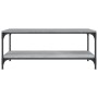 Mesa de centro madera contrachapada gris Sonoma 100x50x40 cm de vidaXL, Mesas de centro - Ref: Foro24-819365, Precio: 60,75 €...