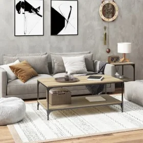 Sonoma oak plywood coffee table 80x50x40 cm by vidaXL, Coffee table - Ref: Foro24-819368, Price: 57,78 €, Discount: %