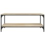 Mesa de centro madera contrachapada roble Sonoma 80x50x40 cm de vidaXL, Mesas de centro - Ref: Foro24-819368, Precio: 58,58 €...