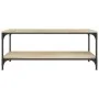 Mesa de centro madera contrachapada roble Sonoma 80x50x40 cm de vidaXL, Mesas de centro - Ref: Foro24-819368, Precio: 57,78 €...