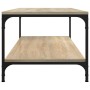 Mesa de centro madera contrachapada roble Sonoma 80x50x40 cm de vidaXL, Mesas de centro - Ref: Foro24-819368, Precio: 58,58 €...