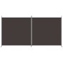 Biombo divisor de 2 paneles de tela marrón 348x180 cm de vidaXL, Divisores de ambientes - Ref: Foro24-350275, Precio: 36,19 €...