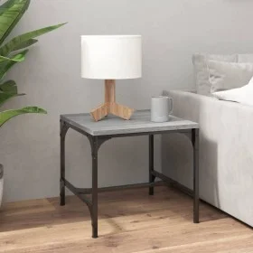 Mesa auxiliar de madera contrachapada gris Sonoma 40x40x35 cm de vidaXL, Mesas de centro - Ref: Foro24-819408, Precio: 24,28 ...
