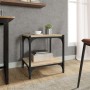 Mueble para TV contrachapada y acero roble Sonoma 40x33x41 cm de vidaXL, Muebles TV - Ref: Foro24-819303, Precio: 33,84 €, De...