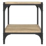 Mueble para TV contrachapada y acero roble Sonoma 40x33x41 cm de vidaXL, Muebles TV - Ref: Foro24-819303, Precio: 33,84 €, De...