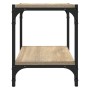 Mueble para TV contrachapada y acero roble Sonoma 40x33x41 cm de vidaXL, Muebles TV - Ref: Foro24-819303, Precio: 33,84 €, De...