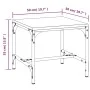 Mesa de centro madera contrachapada roble Sonoma 50x50x35 cm de vidaXL, Mesas de centro - Ref: Foro24-819398, Precio: 29,16 €...