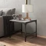 Mesas auxiliares 2 uds contrachapada gris Sonoma 40x40x35 cm de vidaXL, Mesas de centro - Ref: Foro24-819409, Precio: 34,85 €...