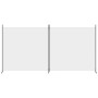 Biombo divisor de 2 paneles de tela blanco 348x180 cm de vidaXL, Divisores de ambientes - Ref: Foro24-350274, Precio: 37,67 €...