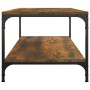 Mesa de centro madera contrachapada roble ahumado 100x50x40 cm de vidaXL, Mesas de centro - Ref: Foro24-819364, Precio: 58,55...
