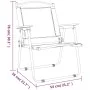 Sillas de camping 2 uds tela Oxford beige 54x55x78 cm de vidaXL, Sillas de jardín - Ref: Foro24-319484, Precio: 105,51 €, Des...