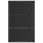 Juego de jardín con cojines 4 piezas ratán sintético negro de vidaXL, Conjuntos de jardín - Ref: Foro24-319504, Precio: 203,1...