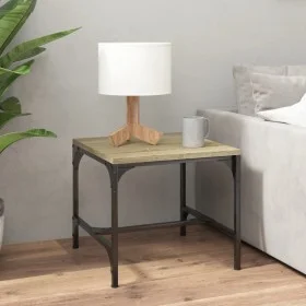 Mesa auxiliar madera contrachapada roble Sonoma 40x40x35 cm de vidaXL, Mesas de centro - Ref: Foro24-819404, Precio: 21,11 €,...