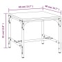 Mesa auxiliar madera contrachapada roble Sonoma 40x40x35 cm de vidaXL, Mesas de centro - Ref: Foro24-819404, Precio: 21,31 €,...