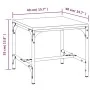 Sonoma oak plywood side table 40x40x35 cm by vidaXL, Coffee table - Ref: Foro24-819404, Price: 21,11 €, Discount: %